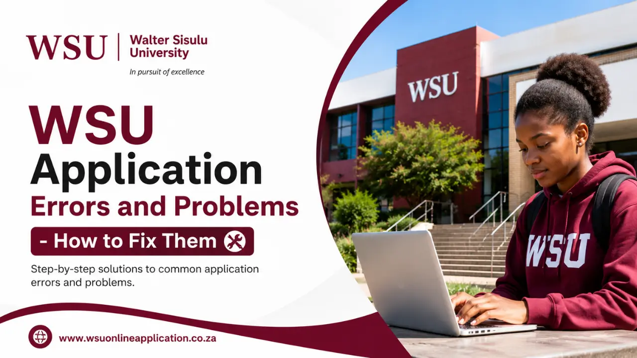 WSU Application Errors and Problems