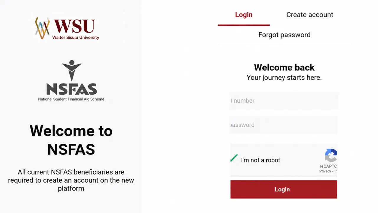 WSU NSFAS Application